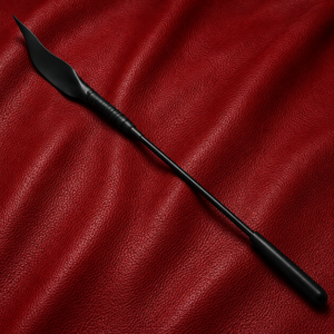 Handcrafted Rubber Dragon Tail impact tools in Regular and XL sizes displayed on a premium leather background.